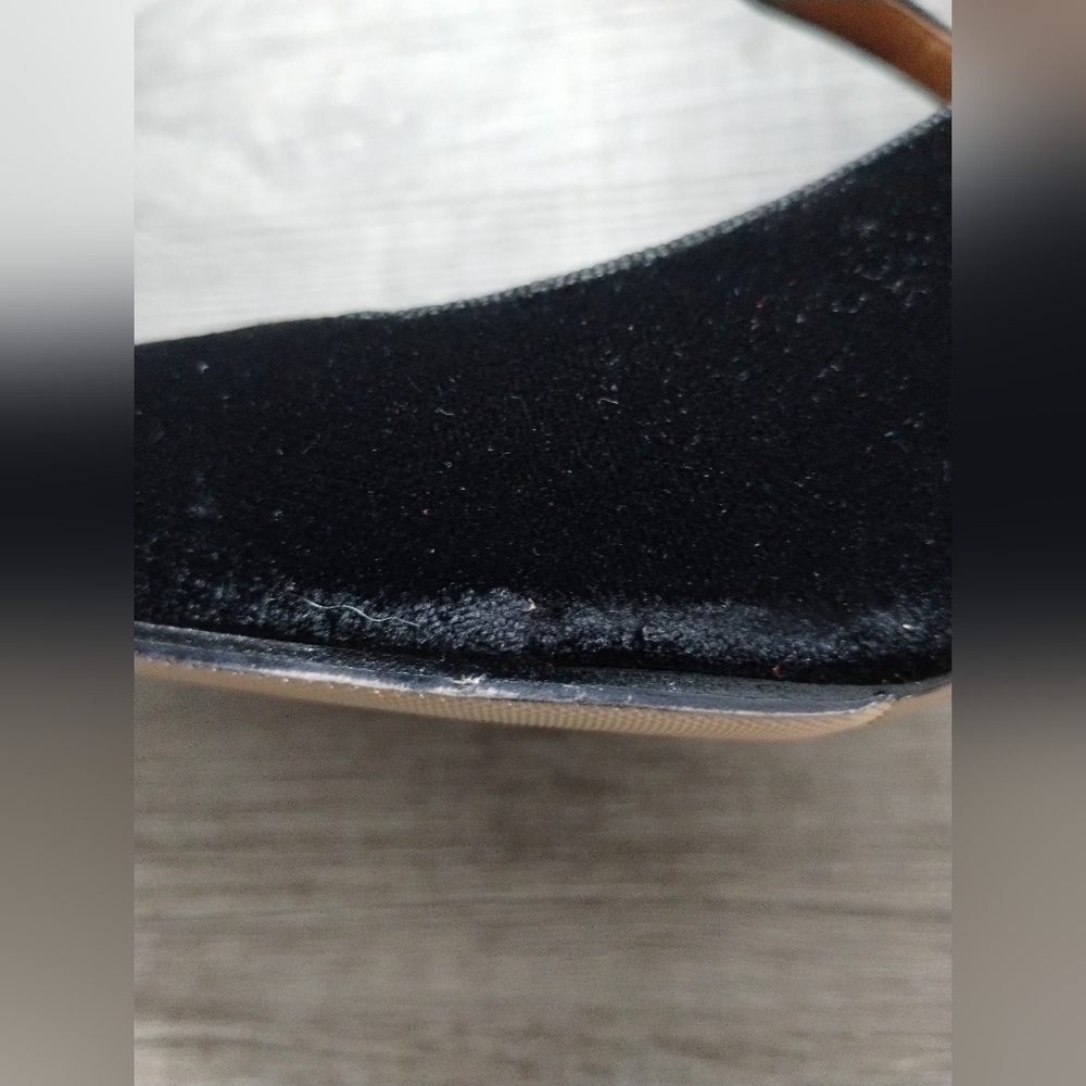 Le Monde Beryl Elegant Black Suede Mary Jane Shoes 9 - Picture 7 of 15